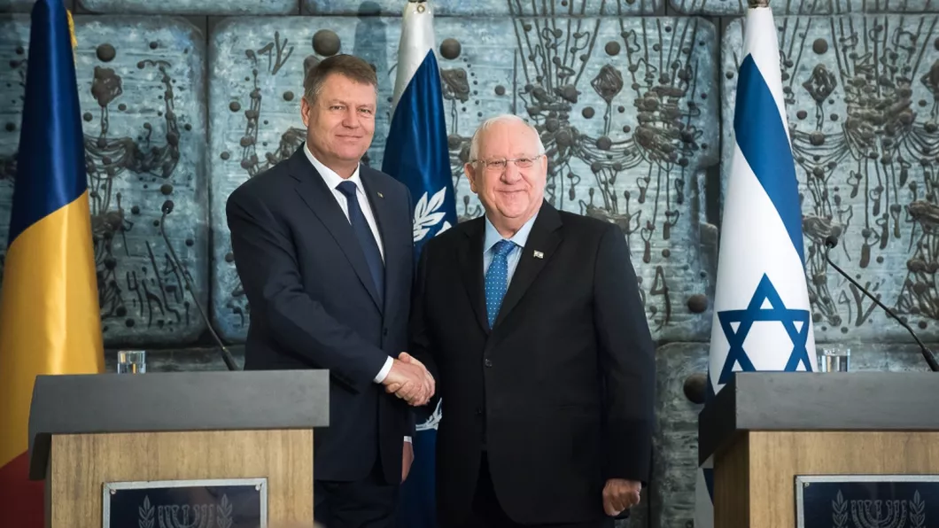 Preşedintele Klaus Iohannis vizită la Israel. Întâlnire dedicată Comemorării Victimelor Holocaustului