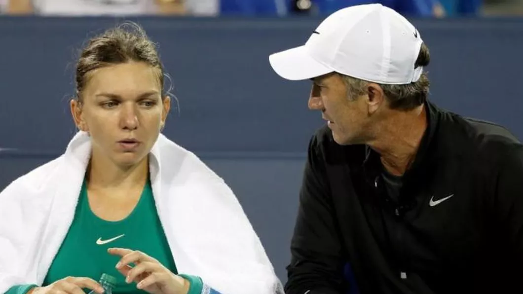 Darren Cahill a dezvăluit ce semn face către Simona Halep în timpul meciurilor