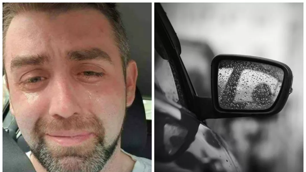 Șcene sfâșietoare Un tată s-a filmat în mașină plângând în hohote înainte de a se sinucide