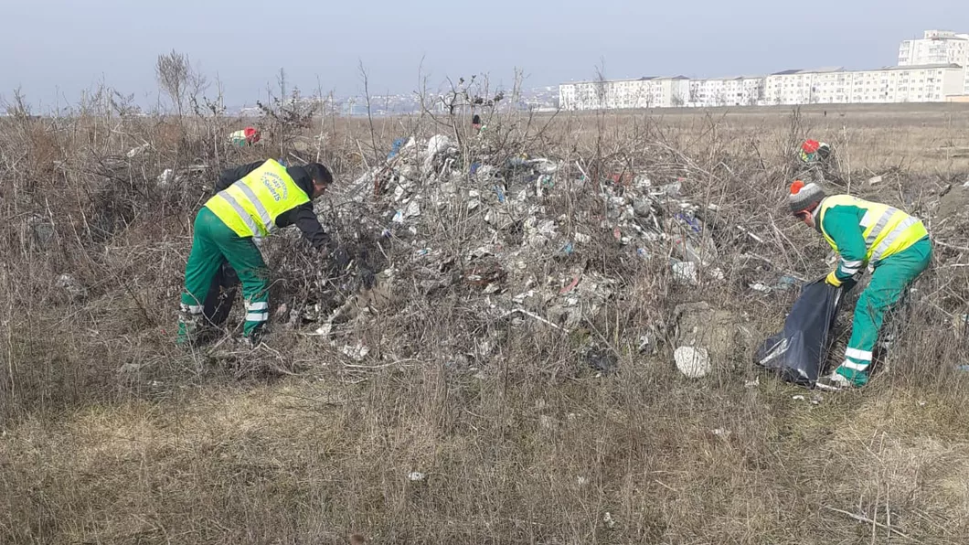 Primăria municipiului Iaşi a început campania de curăţare a mai multor zone din Iaşi - FOTO