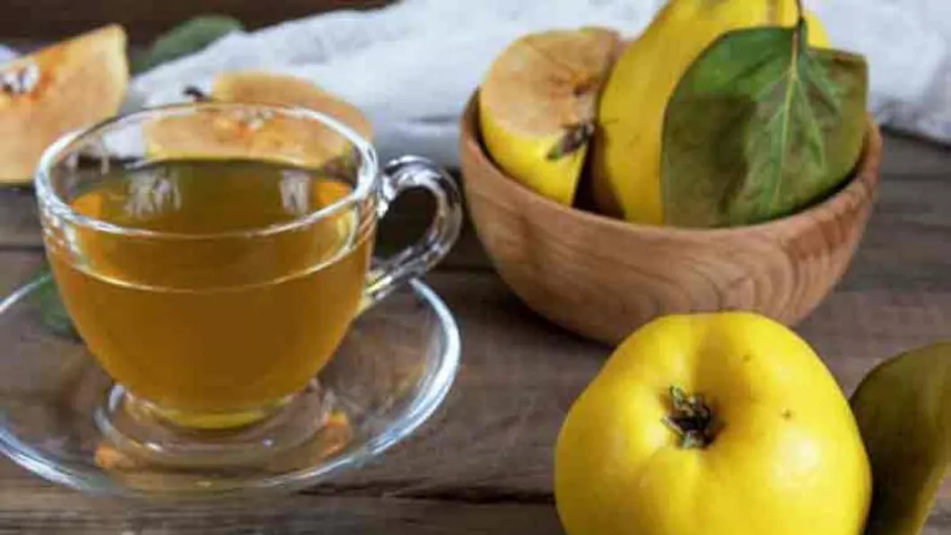 Iată câteva dintre beneficiile ceaiului din frunze de gutui