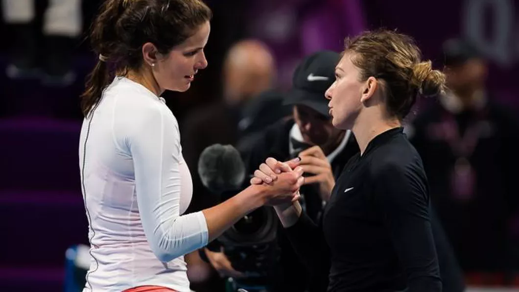 Perechea formată din Simona Halep şi Julia Goerges învinsă în proba de dublu la Dubai