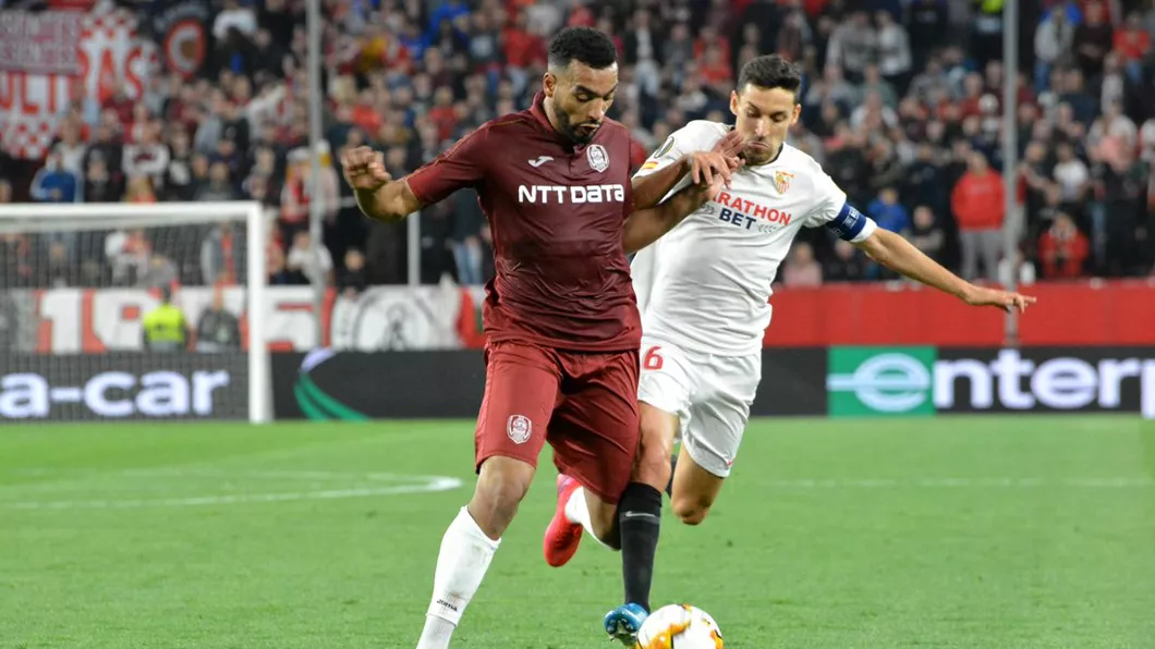 CFR Cluj eliminata de Sevilla din Europa League. Ardelenii au avut un gol anulat de VAR