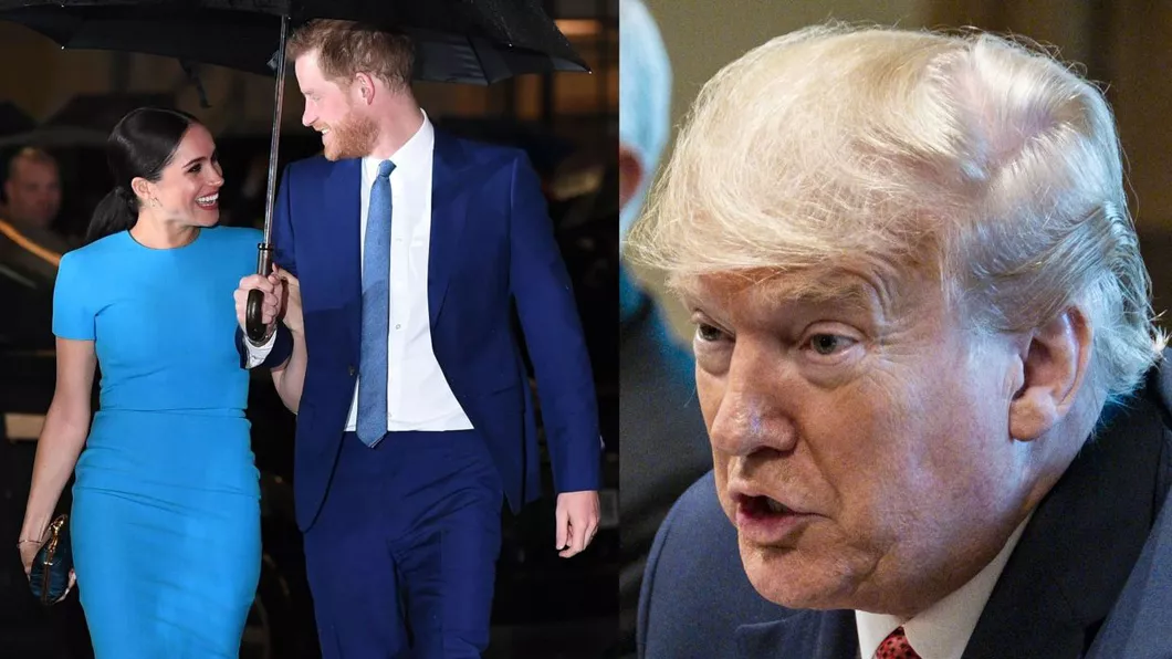 Reacție ciudată a lui Donald Trump SUA nu vor plăti pentru securitatea prinţului Harry şi a lui Meghan Markle