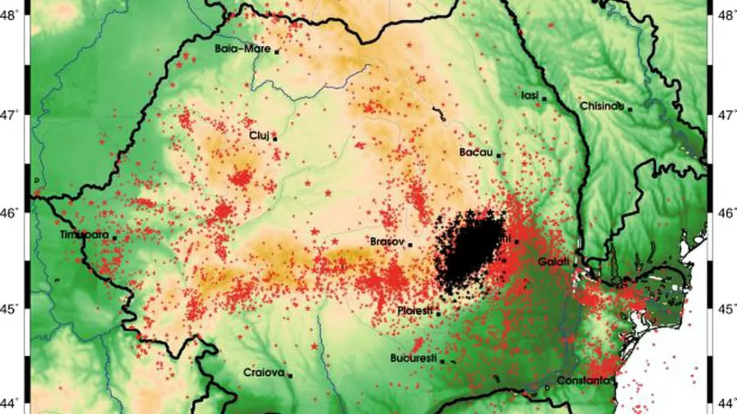 România cutremurată din nou. Ce magnitudine a înregistrat seismul din Vrancea