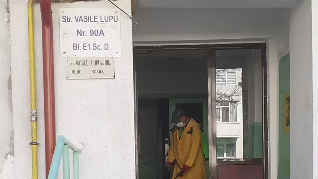 Asociațiile de proprietari din Iași obligate să dezinfecteze cel puțin o dată pe săptămână intrările în scările de bloc