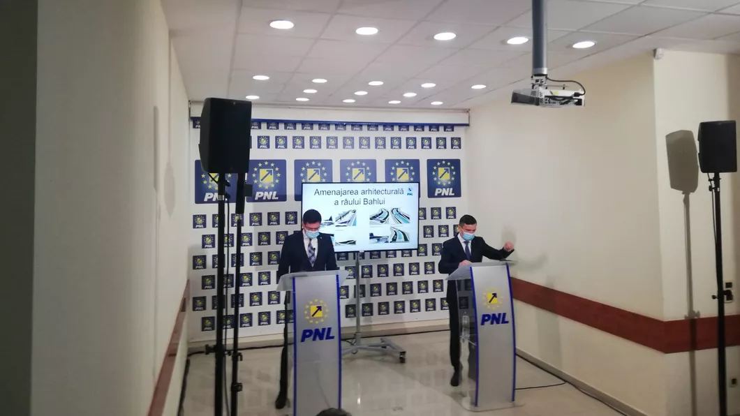 Conferință a ministrului Mediului Costel Alexe și a primarului Mihai Chirica la sediul PNL Iași. A venit și momentul în care Iașul să fie luat în calcul - FOTO  Live VIDEO