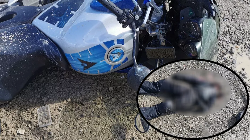 Accident rutier mortal în localitatea Miroslovești din Iaşi. Un motociclist a intrat pe contrasens și s-a izbit de o mașină EXCLUSIV