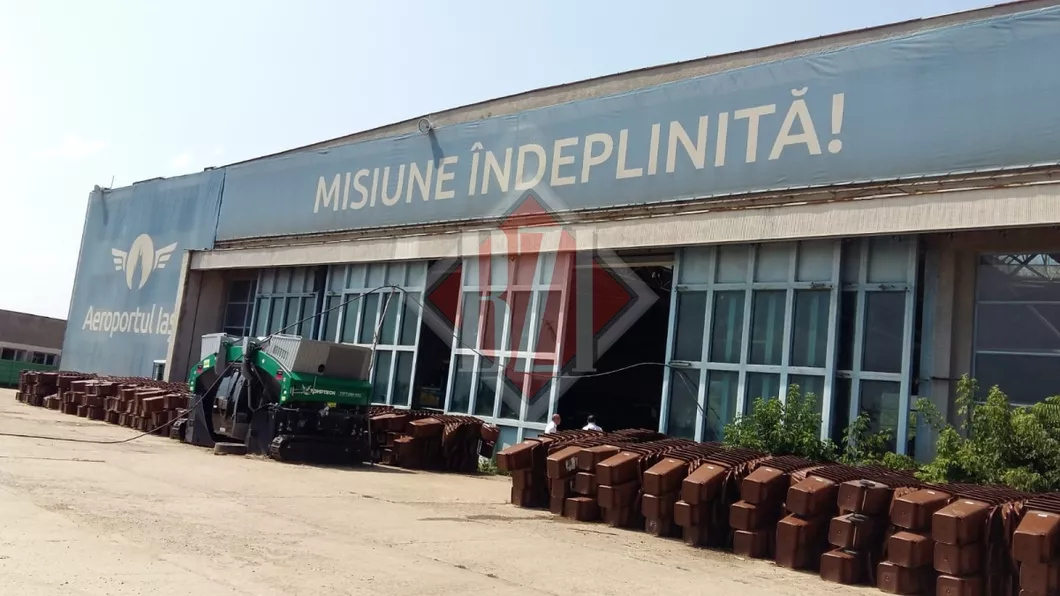 Hangarul de elicoptere de lângă Aeroportul Iași a rămas în paragină Ministerul de Interne nu a mai refăcut clădirea de la Aviația Utilitară