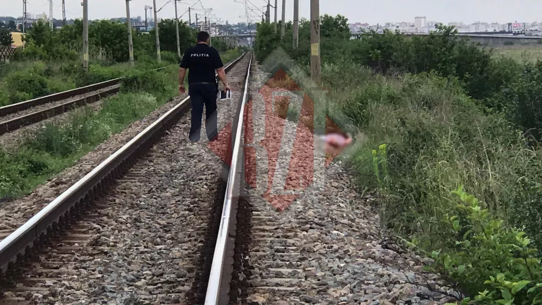 Un bărbat căutat pentru că şi-a înjunghiat concubina s-a aruncat în fata trenului EXLCUSIV