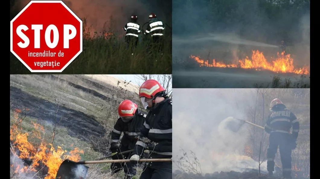 Inspectoratul pentru Situații de Urgență Iași trage un semnal la alarmă Stop incendiilor de vegetație uscată. Sfaturi pentru arderea miriștilor