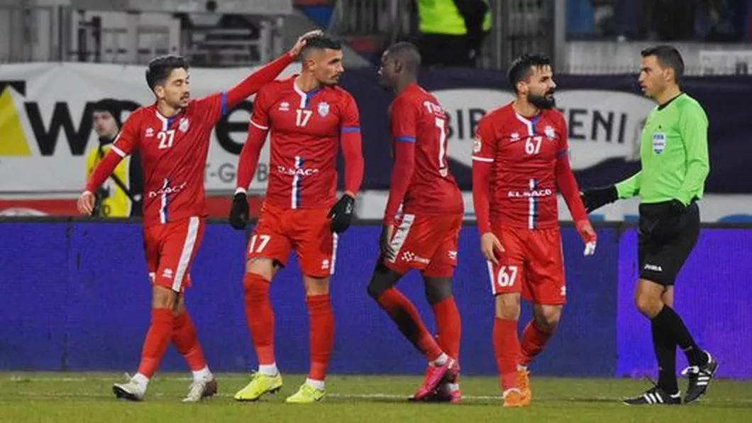 Formaţia FC Botoşani a învins echipa Gaz Metan Mediaş cu scorul de 4-1