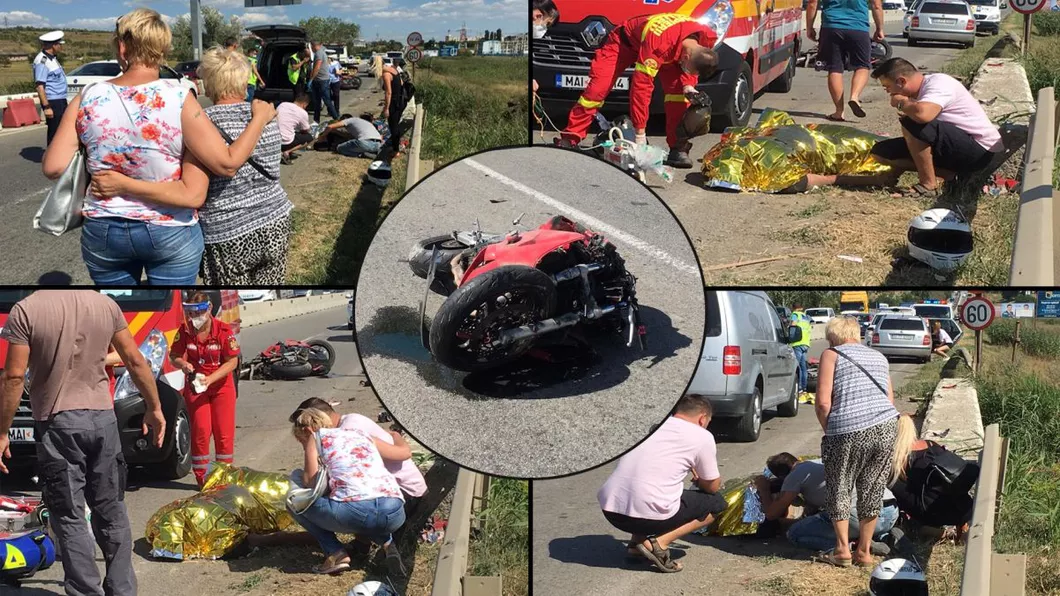 Tragedie în trafic la Iași Un tânăr motociclist a murit într-un accident dubios. Soția lui s-a prăbușit de durere Papy ai distrus o familie din cauza motoarelor tale