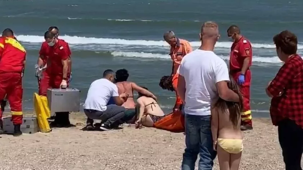 Tragediile continuă pe litoral. O femeie distrusă de durere după ce soțul ei s-a înecat