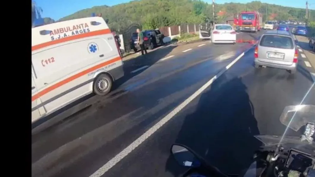 Momentul accidentului în care a fost implicat ministrul Transporturilor Lucian Bode - VIDEO