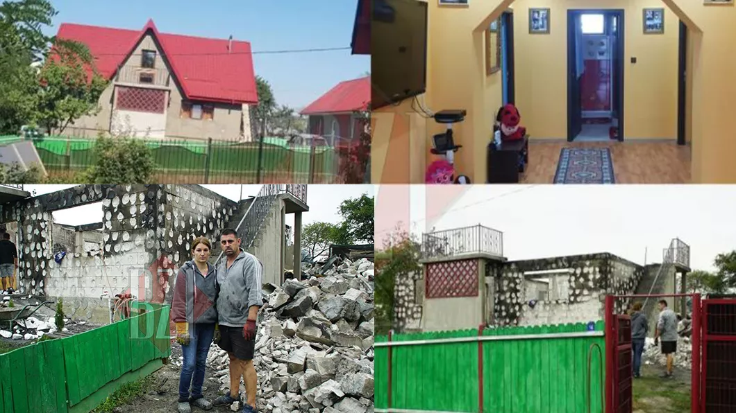 Doi tineri din Iași au adunat ban cu ban ca să-și construiască casa visurilor dar în 3 ore au pierdut totul Imaginile care îți taie răsuflarea înainte și după incendiu E devastator