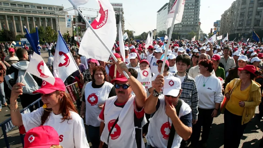 Federația SANITAS anunță organizarea unor manifestaţii publice în faţa Guvernului