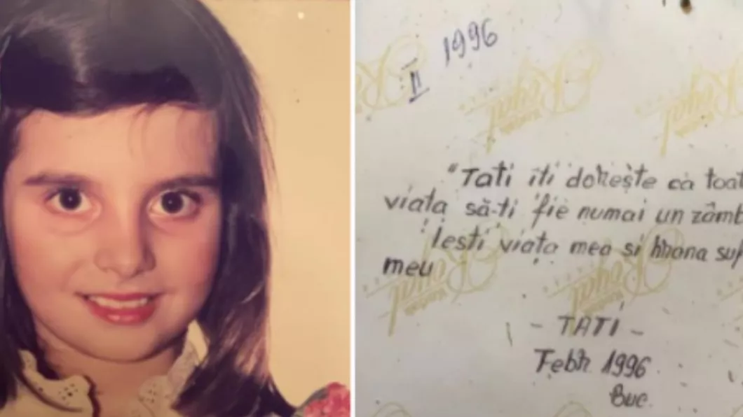 Mesajul emoționant scris de câțiva zeci de ani de un tată pentru fetița lui pe un tablou a devenit viral