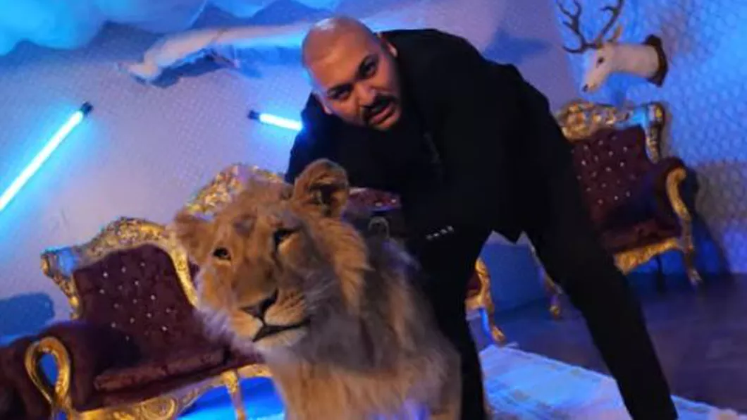 Leul din videoclipul lui Dani Mocanu a fost confiscat de polițiști