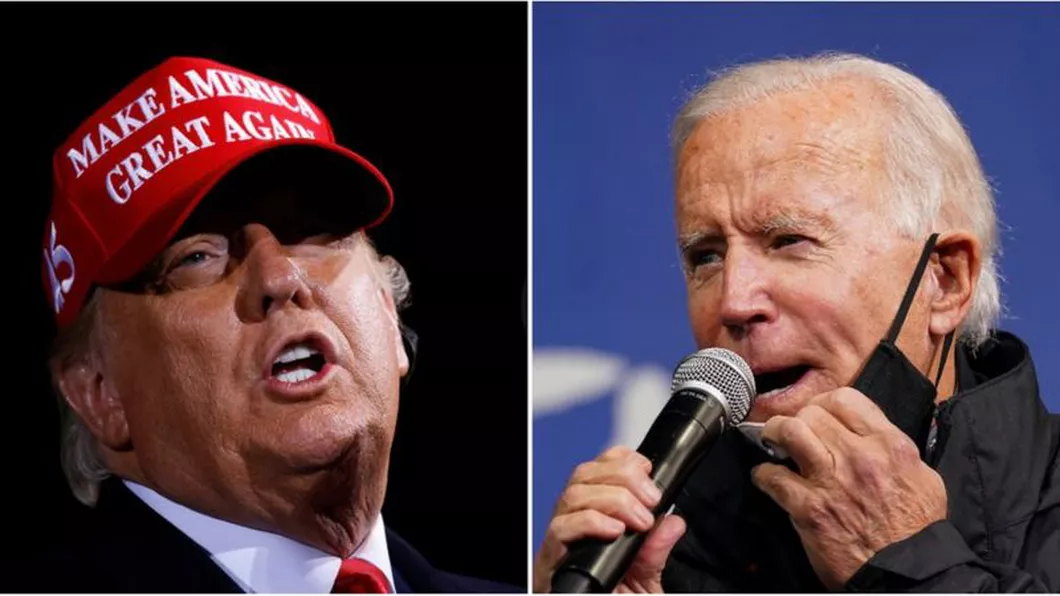 Alegeri prezidenţiale SUA Donald Trump și Joe Biden se luptă pentru cea mai puternică poziție din lume