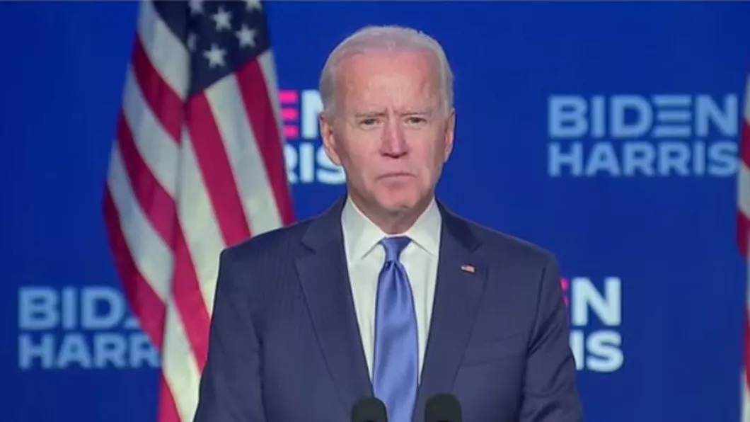 Joe Biden la un pas de victorie Suntem pe cale să depăşim 300 de voturi ale Colegiului electoral federal - VIDEO