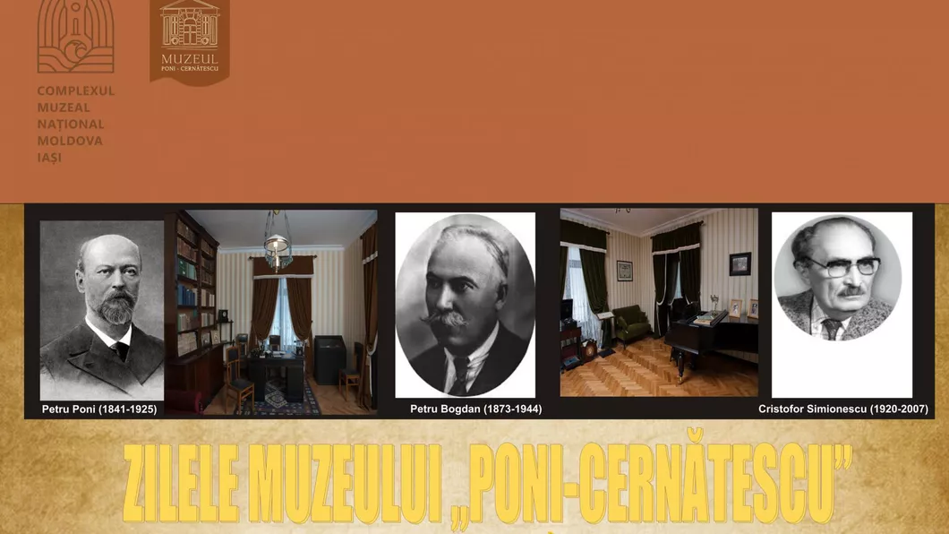 Zilele Muzeului Poni - Cernătescu 10 - 12 decembrie 2020 - 29 de ani de la deschiderea pentru public