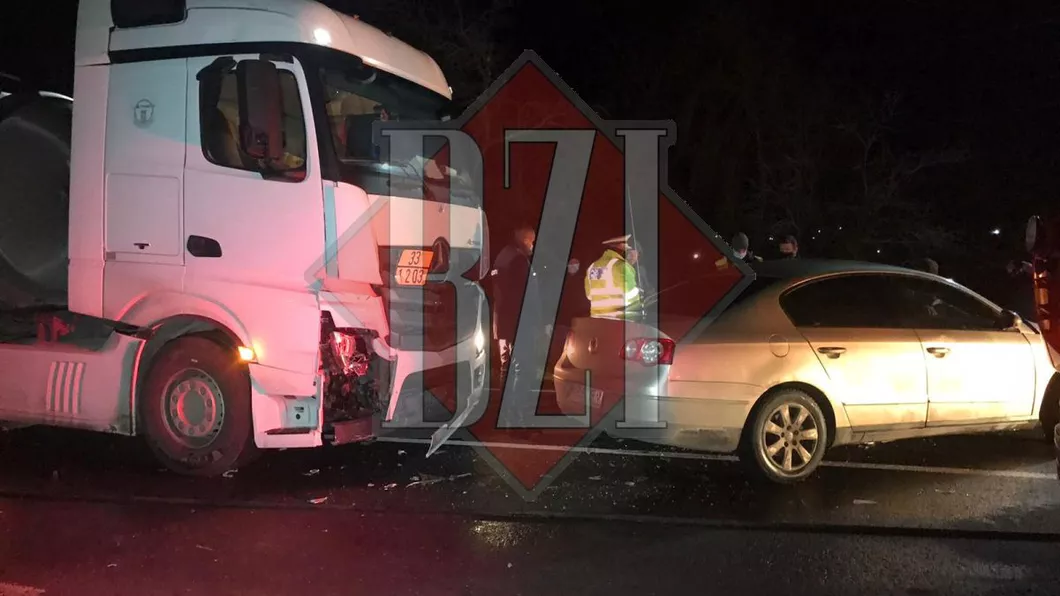 Accident rutier în Schitu Duca Un autoturism și o cisternă sunt implicate - EXCLUSIV GALERIE FOTO VIDEO