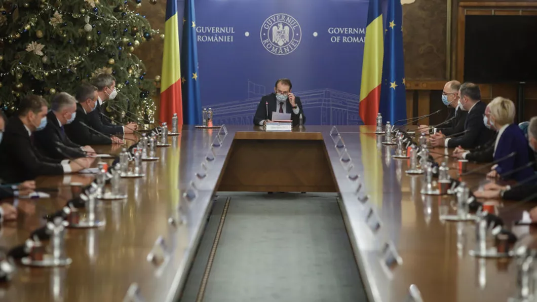 A început bătălia pentru împărțirea funcțiilor din Guvern Premierul Florin Cîțu a refuzat filmarea ședinței