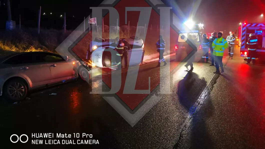 Accident rutier cu victime în Iași. Două mașini au fost implicate în coliziune - Exclusiv Galerie Foto