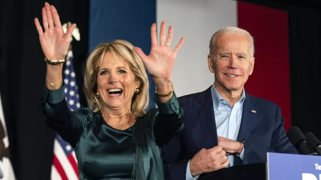 Preşedintele Joe Biden a ajuns la Casa Albă însoţit de prima doamnă Jill Biden