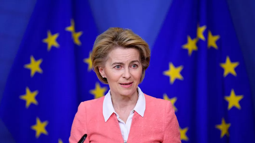 Preşedintele Comisiei Europene Ursula von der Leyen declarații de presă la București. PNRR a fost aprobat - Video