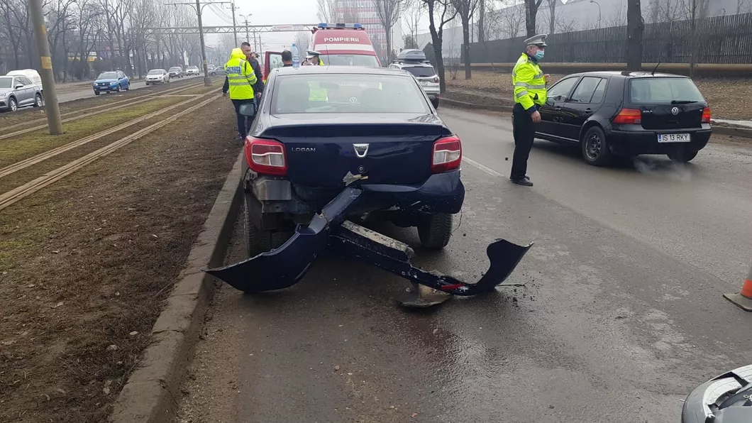 Accident rutier pe Calea Chişinăului. O tânără a leşinat la volan după ce un şofer cu o alcoolemie uriaşă a intrat direct în ea Exclusiv - FOTO VIDEO