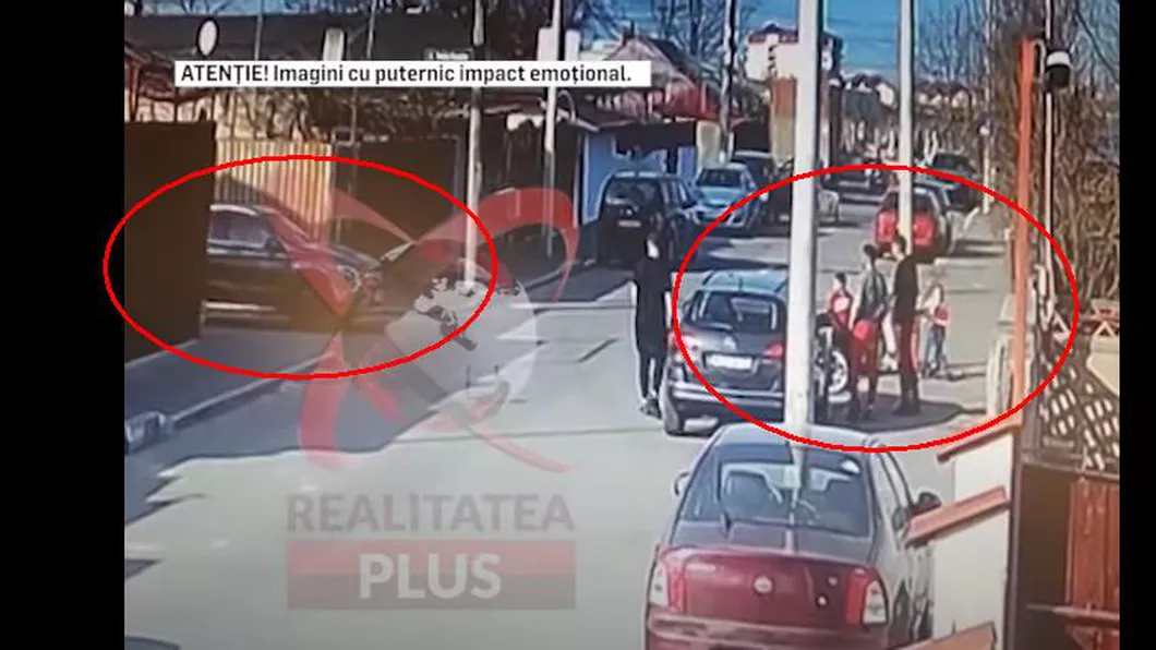 Imagini cu momentul impactului accidentului din București. Doi copii au fost uciși pe trotuar - FOTO VIDEO