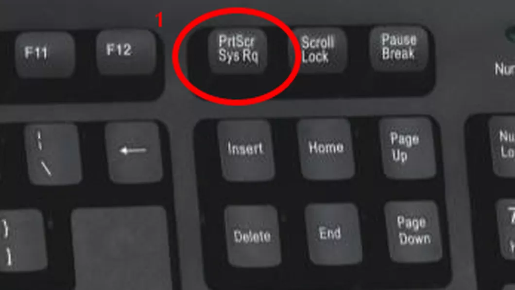 Cum se face un screenshot cu ajutorul butonului print screen de pe tastatura în Windows 10