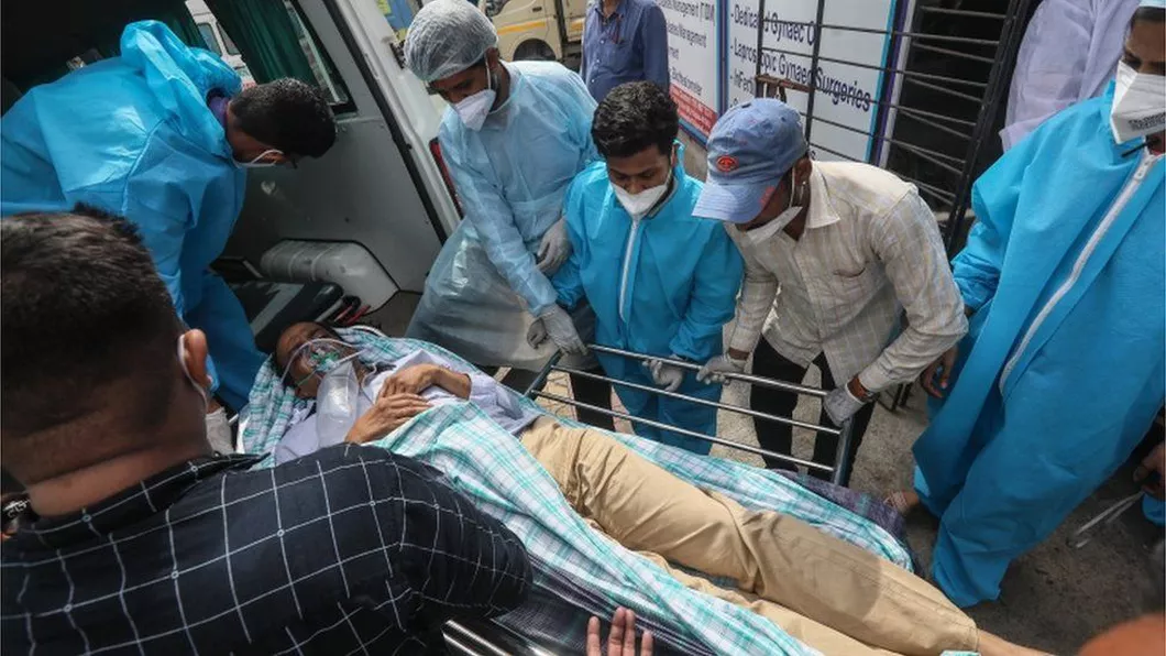 Incendiul dintr-un spital din India a ucis 13 persoane care erau internate cu COVID-19 la Terapie Intensivă