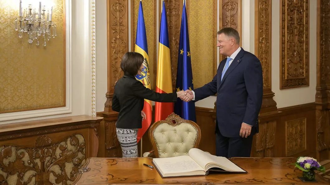 Klaus Iohannis întrevedere cu Maia Sandu președintele Republicii Moldova România rămâne principalul partener al cetățenilor Republicii Moldova