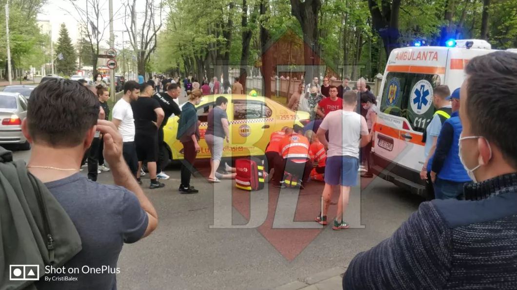 Un taximetrist din Iași a făcut infarct la volan - EXCLUSIV FOTO VIDEO