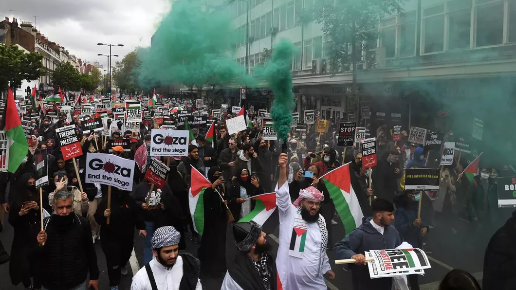 Proteste pro-palestiniene în Franţa şi Germania