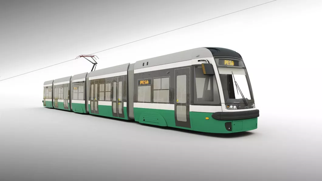 Al doilea tramvai modern produs de turcii de la Bozankaya a ajuns la Iași - Video