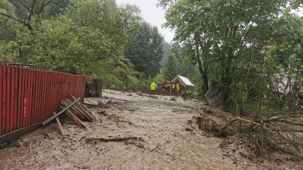 Vremea face ravagii în România. Zeci de case și curți inundate în Harghita