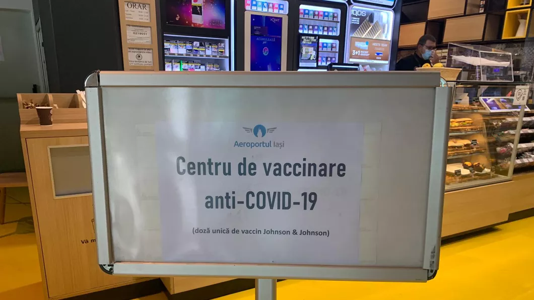 Centrul de vaccinare anti-Covid-19 de la Aeroportul Internaţional din Iaşi deschis oficial - FOTO VIDEO