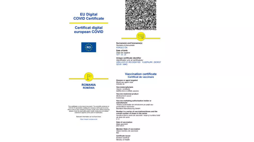 Percheziții în Prahova privind dosarul certificatelor false de vaccinare anti-Covid-19