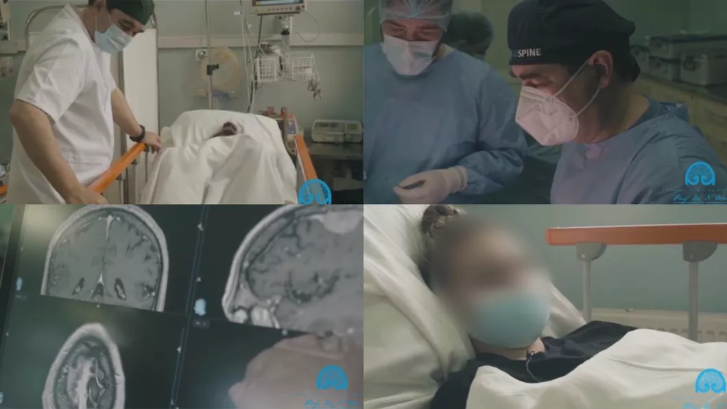 O studentă de la UMF a fost salvată în ultima clipă A ajuns la spital în comă și cu o tumoră extrem de rară pe creier. Dr. Lucian Eva Era paralizată de la gât în jos mâini și picioare și avea o stare de mutism - FOTO