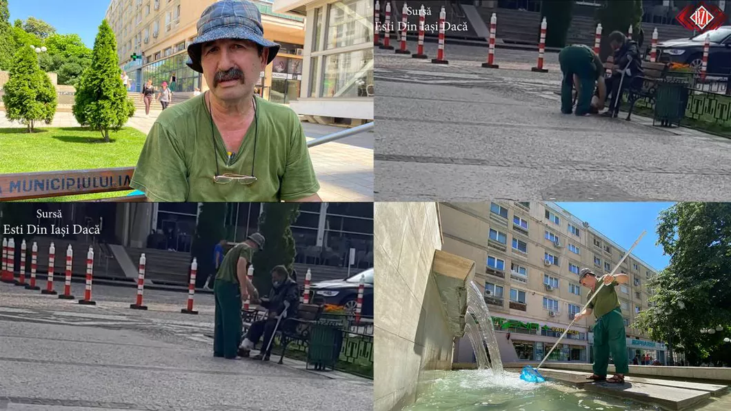 Un angajat care curăță fântânile arteziene din Iași s-a descălțat pe stradă și s-a scotocit de ultimii bani Nu a putut rezista când a văzut un bătrân desculț care ieșea din spital - FOTO VIDEO