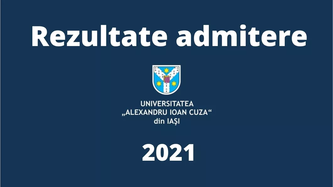 ADMITERE 2021. S-au afișat primele rezultate parțiale la două dintre cele mai căutate facultăți ale Universității Alexandru Ioan Cuza din Iași