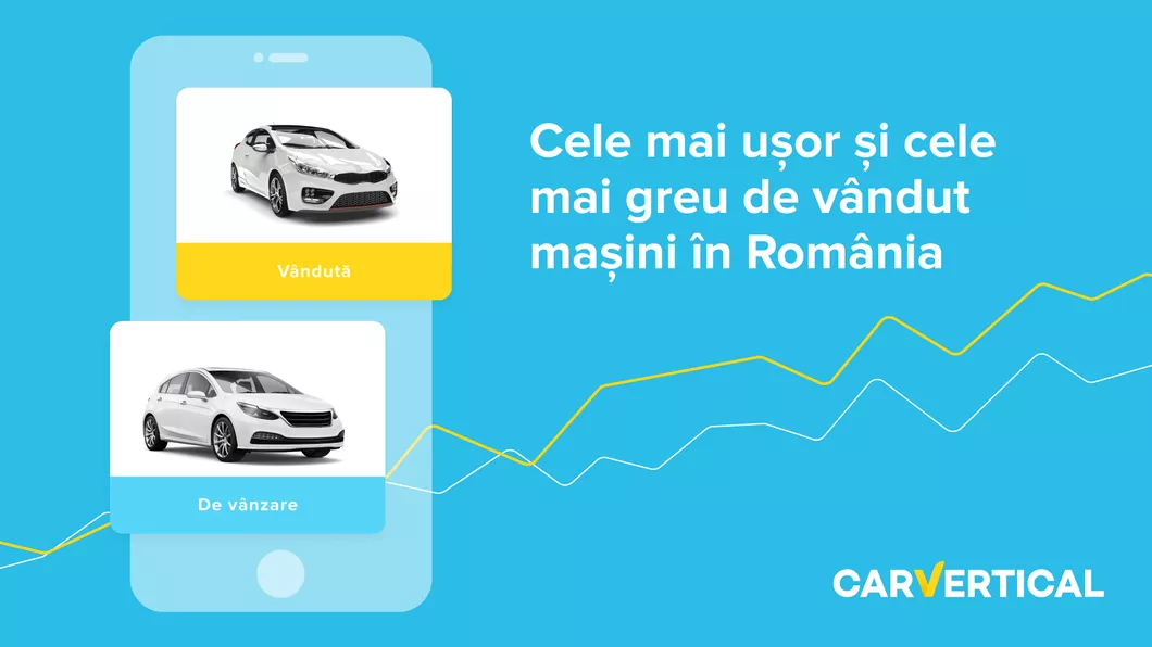 Care sunt cele mai ușor și cele mai greu de vândut mașini din România