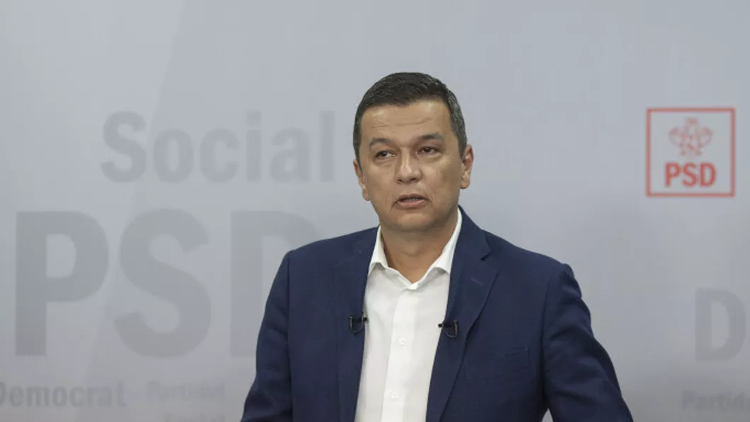 Prim-vicepreședintele PSD Sorin Grindeanu îl vrea pentru funcţia de premier pe Marcel Ciolacu