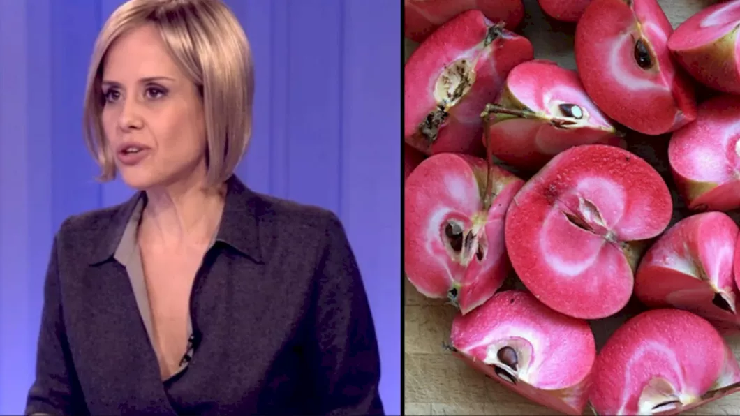 Motivul pentru care Mihaela Bilic recomandă merele Red Love. Care sunt beneficiile pentru acest soi de fructe