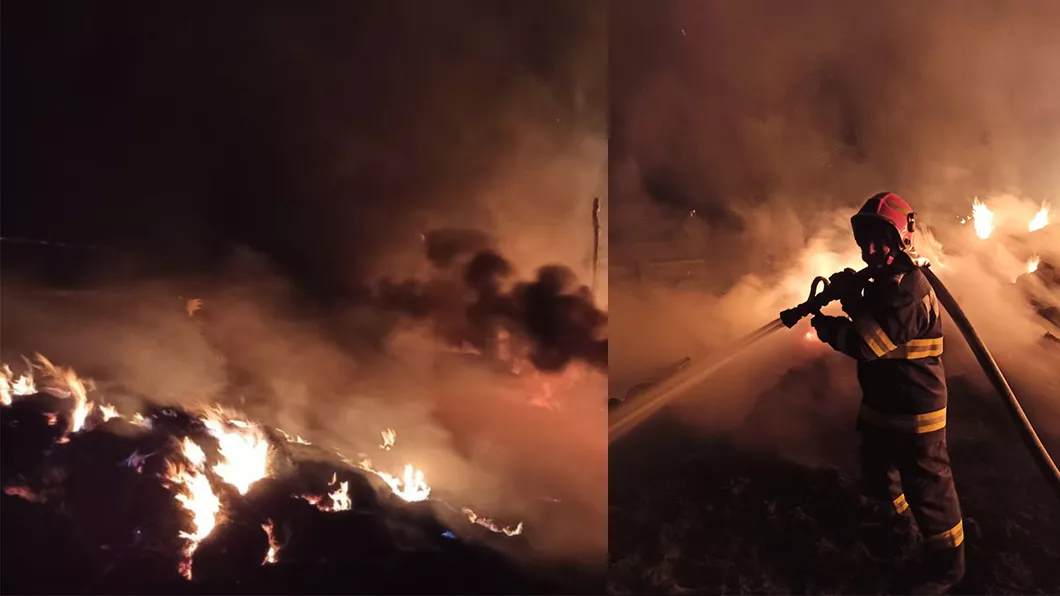 Incendiu puternic în Vaslui Pompierii au intervenit cu greutate pentru a lichida focul - FOTO