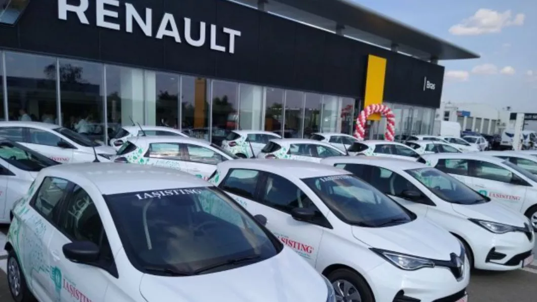 Cea mai mare flotă de mașini electrice noi din țară aparține unei firme din Iași